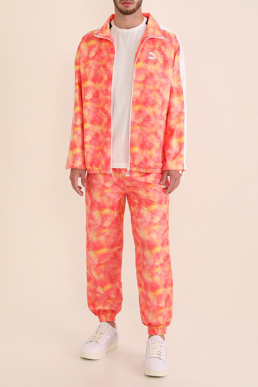 מכנסי טרנינג בהדפס טאי דאי